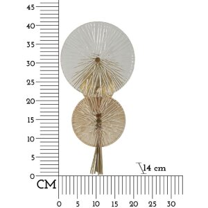 Mauro Ferretti Wandleuchte Sonnenaufgang E14 20x14x41 cm gold natur