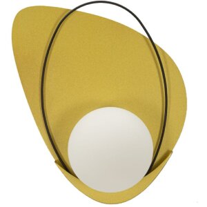 Mauro Ferretti Wandleuchte Kreislauf E27 28x17x32 cm gold...