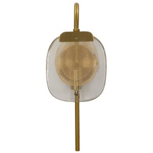 Mauro Ferretti Wandleuchte Softy E14 15x14x38 cm gold natur