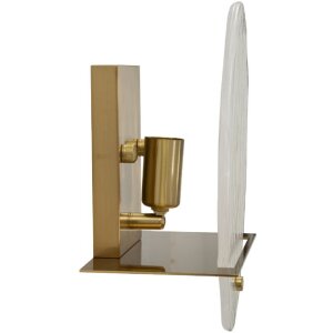 Mauro Ferretti Wandleuchte Portlan E14 20x11x25 cm gold natur