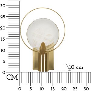 Mauro Ferretti Wandleuchte Oklan E14 20x10x29 cm gold natur