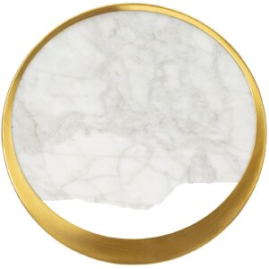 Mauro Ferretti Wandleuchte Marmor E14 24x6x24 cm gold...