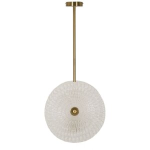 Mauro Ferretti Deckenleuchte Glas E14 35x18x80 cm gold weiß