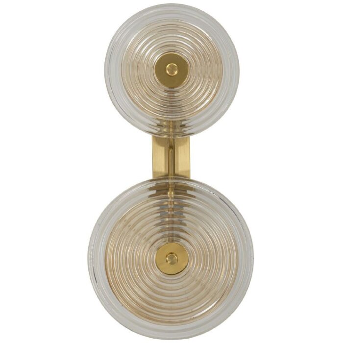 Mauro Ferretti Wandleuchte Venedig E14 25x10x52 cm gold natur braun