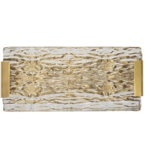 Mauro Ferretti Настенный светильник Oblin E14 36x15x10 см золотой