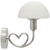 Mauro Ferretti Wandleuchte Lovy E14 23x15x22 cm silber weiß