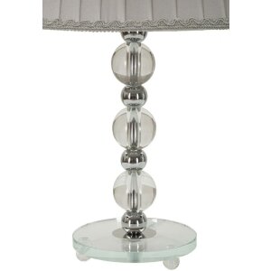 Mauro Ferretti Настольная лампа Tolly E27 Ø 30x48 см серебристая