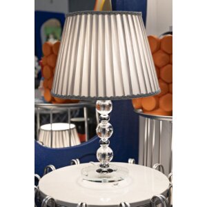 Mauro Ferretti Настольная лампа Tolly E27 Ø 30x48 см серебристая