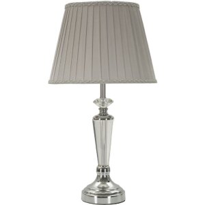 Mauro Ferretti Tischleuchte Silbrig E27 Ø 30x56 cm...