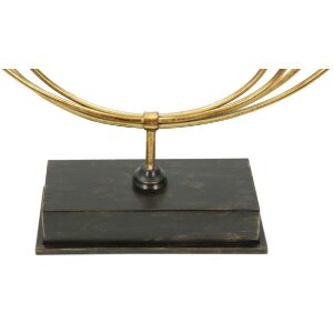 Mauro Ferretti Kerzenhalter Iris 50x12x55 cm gold schwarz