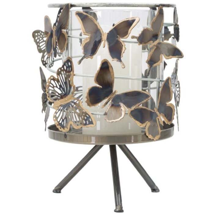 Mauro Ferretti Kerzenhalter Farfalle 15x23,3 cm mehfarbig