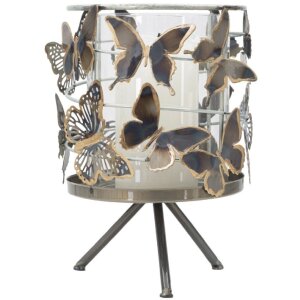 Mauro Ferretti Kerzenhalter Farfalle 15x23,3 cm mehfarbig