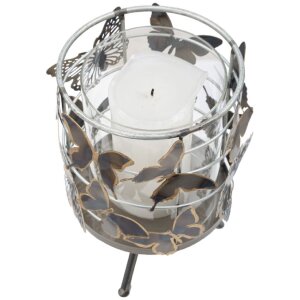 Mauro Ferretti Kerzenhalter Farfalle 15x23,3 cm mehfarbig