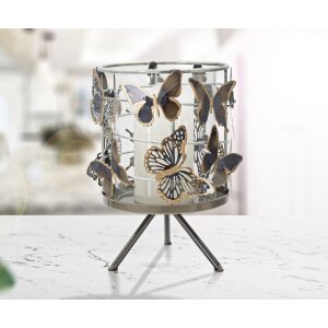 Mauro Ferretti Kerzenhalter Farfalle 15x23,3 cm mehfarbig