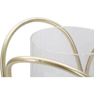 Mauro Ferretti Kerzenhalter Glox Ø 16x21,5 cm goldfarben