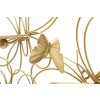 Mauro Ferretti Настенный подсвечник Бабочки 3-х пламенный 61x12x34 см золотой