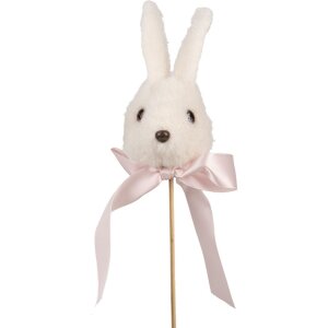 Clayre & Eef Pflanzenstecker Kaninchen Weiß...