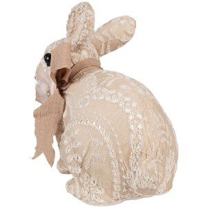 Clayre & Eef Deko-Kaninchen Beige 26x15x23 cm...