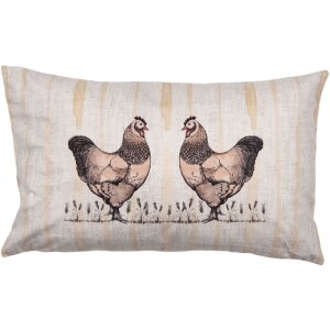Clayre & Eef Kissenhülle RFL36 30x50 cm beige...