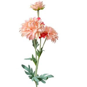 Clayre & Eef Искусственный цветок Розовый Зеленый 75...