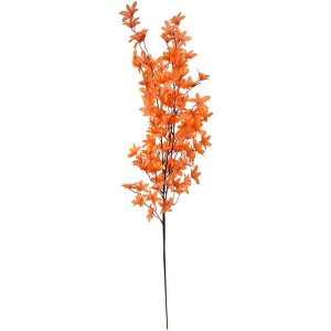 Clayre & Eef Deko-Zweig Blumen Orange 110 cm...