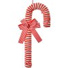 Clayre & Eef Christmas tag candy cane red white 12x4x36 cm