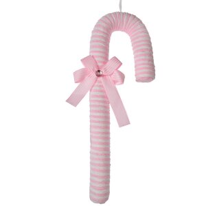 Clayre & Eef Zuckerstange Rosa Weiß 17x5x45 cm...