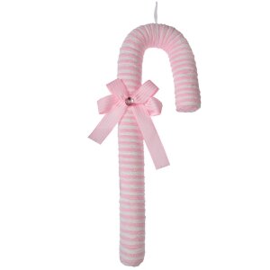 Clayre & Eef Zuckerstange Rosa Weiß 17x5x45 cm...