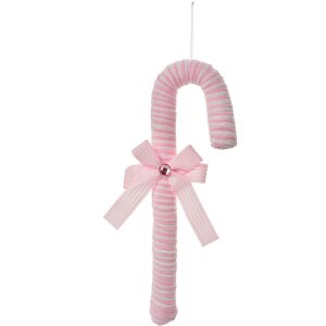 Clayre & Eef Рождественская бирка candy cane розовая...