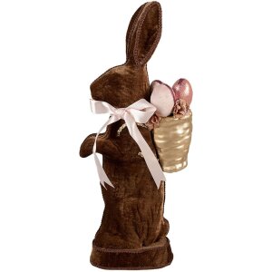 Clayre & Eef Deko-Kaninchen Braun 22x9x52 cm...