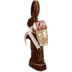 Clayre & Eef Deko-Kaninchen Braun 22x9x52 cm...