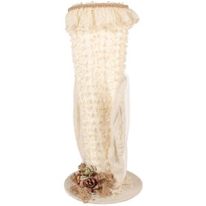 Clayre & Eef 65933 Deko-Hut Beige 20x20x45 cm Vintage...