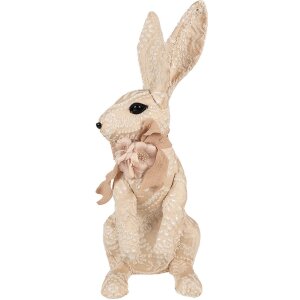 Clayre & Eef Deko-Kaninchen Textilfigur Beige...