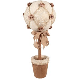 Clayre & Eef 65951 Dekoblume Beige Ø20x50cm...