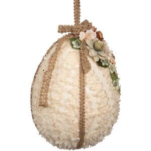 Clayre & Eef Hängedekoration Ei Beige Ø...