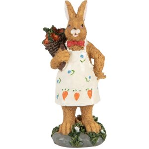 Clayre & Eef 6PR5720 Deko Kaninchen Polyresin 5x5x13...