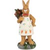 Clayre & Eef 6PR5720 Декоративный кролик полирезин 5x5x13 см Стиль кантри