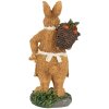 Clayre & Eef 6PR5720 Декоративный кролик полирезин 5x5x13 см Стиль кантри