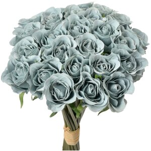 Clayre & Eef Rosenstrauß Blau-Grün 24...