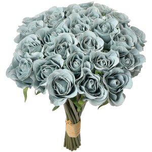 Clayre & Eef Rosenstrauß Blau-Grün 24...