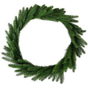 Clayre & Eef 50819 Weihnachtskranz Grün Ø...