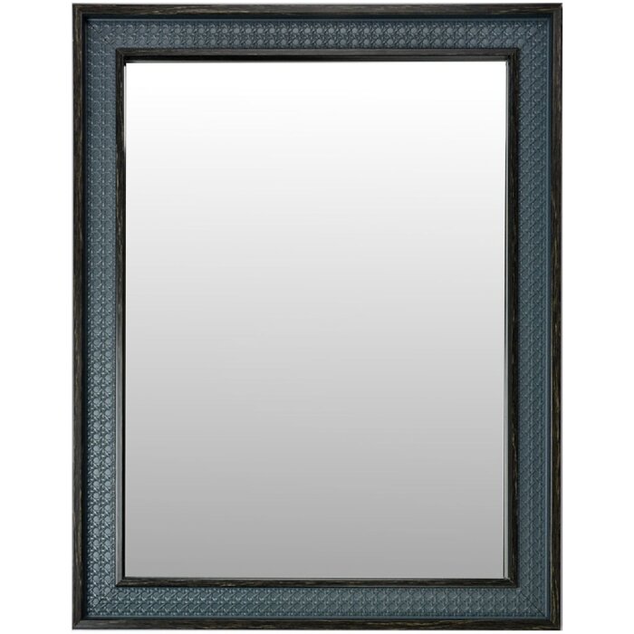 Clayre & Eef 62S323 Spiegel Grau-Blau 36x2x46 cm Landhausstil