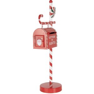 Clayre & Eef 6Y5857 Briefkasten Weihnachtsdeko Rot...