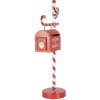 Clayre & Eef 6Y5857 Briefkasten Weihnachtsdeko Rot Weiß 20x12x51 cm