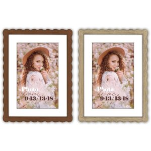 ZEP Holzbilderrahmen Lione Braun Natur 13x18 bis 30x40...