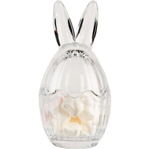 Clayre & Eef Vorratsglas Hase Glas klar Ø6x11cm Landhausstil