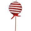 Clayre & Eef Weihnachtsdeko Lollipop Rot Weiß 14x4x30 cm