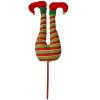 Clayre & Eef Christmas Elf Legs Decoration 19x4x50 см красный зеленый белый