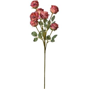 Clayre & Eef декоративная ветка лепестки роз розовый...