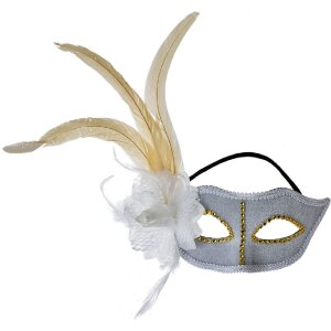 Clayre & Eef 66190 Maske Grau 22x9x21 cm Polyester...